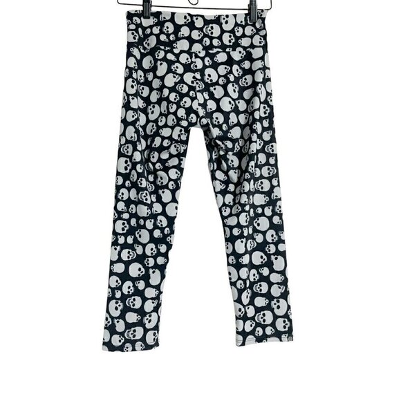 Onzie Pants - Onzie Size XS Leggings Cropped Skulls Halloween October Fall